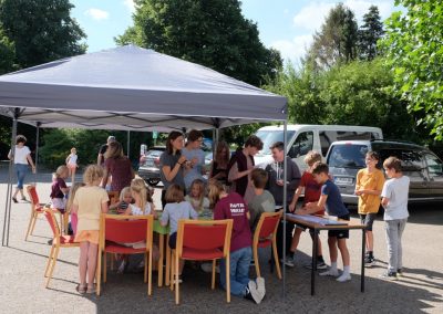 Sylbach Kirche Kinderzeltlager 2022 BAsteln