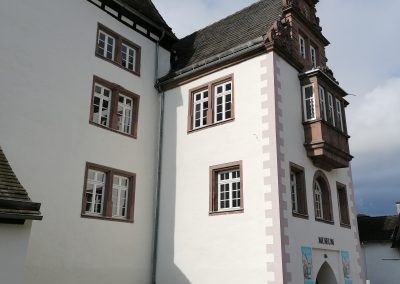 Kirche Sylbach Herbstfahrt Fürstenberg 2022 Porzellanmuseum Eingang